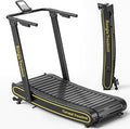Curved Treadmill, Curved Treadmills Home, Non-Electric Motorized Treadmill-300 LBS Capacity，No Assembly Required Self-Generated Curved Treadmill Exercise Treadmills
