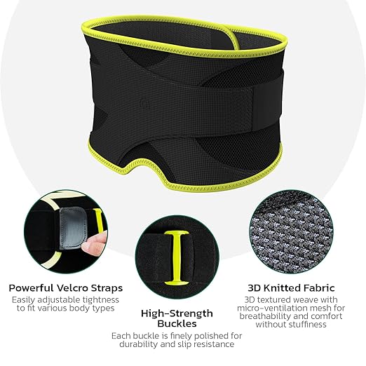 Back Brace for Lower Back Pain Relief, 8X Powerful Support System,Lumbar Support Belt for Men & Women Ergonomic 3D knitted Design with Adjustable Strap for Fitness Running Home Pilates Pink S