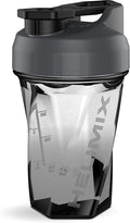 HELIMIX 1.5 Vortex Blender Shaker Bottle Holds Upto 20oz | No Blending Ball or Whisk | USA Made | Portable Pre Workout Whey Protein Drink Shaker Cup | Mixes Cocktails Smoothies Shakes | Top Rack Safe