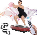 UCIN Vibration Plate Exercise Machine, Vibration Plate for Lymphatic Drainage, 330 Lbs Capacity Vibrating Plate for Weight Loss Home Fitness with Resistance Bands/Pilates Ball