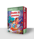 Advit Toys Aladdin & Jasmine Jigsaw Puzzle/Kids Having Fun with This Puzzle and Brain Boost with Solve it | Story Theme Puzzle for Kids & Toddlers 4+ Years (100 Pieces + 32 Page Book)