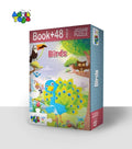 Advit Toys - Birds Jigsaw Puzzle | Educational Bird Puzzle with Realistic Illustrations (48 Pieces + Educational Fun Fact Book)