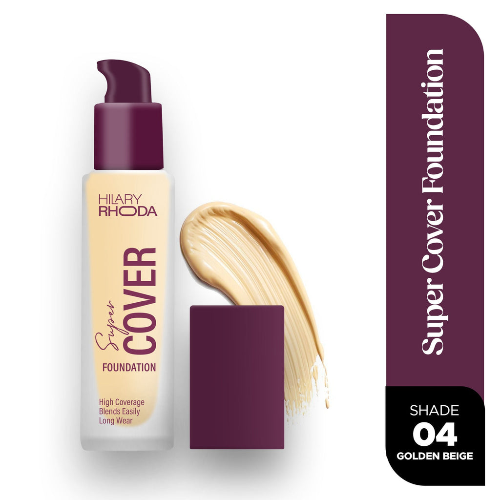 Hilary Rhoda Super Cover Waterproof Foundation - Golden Beige 04
