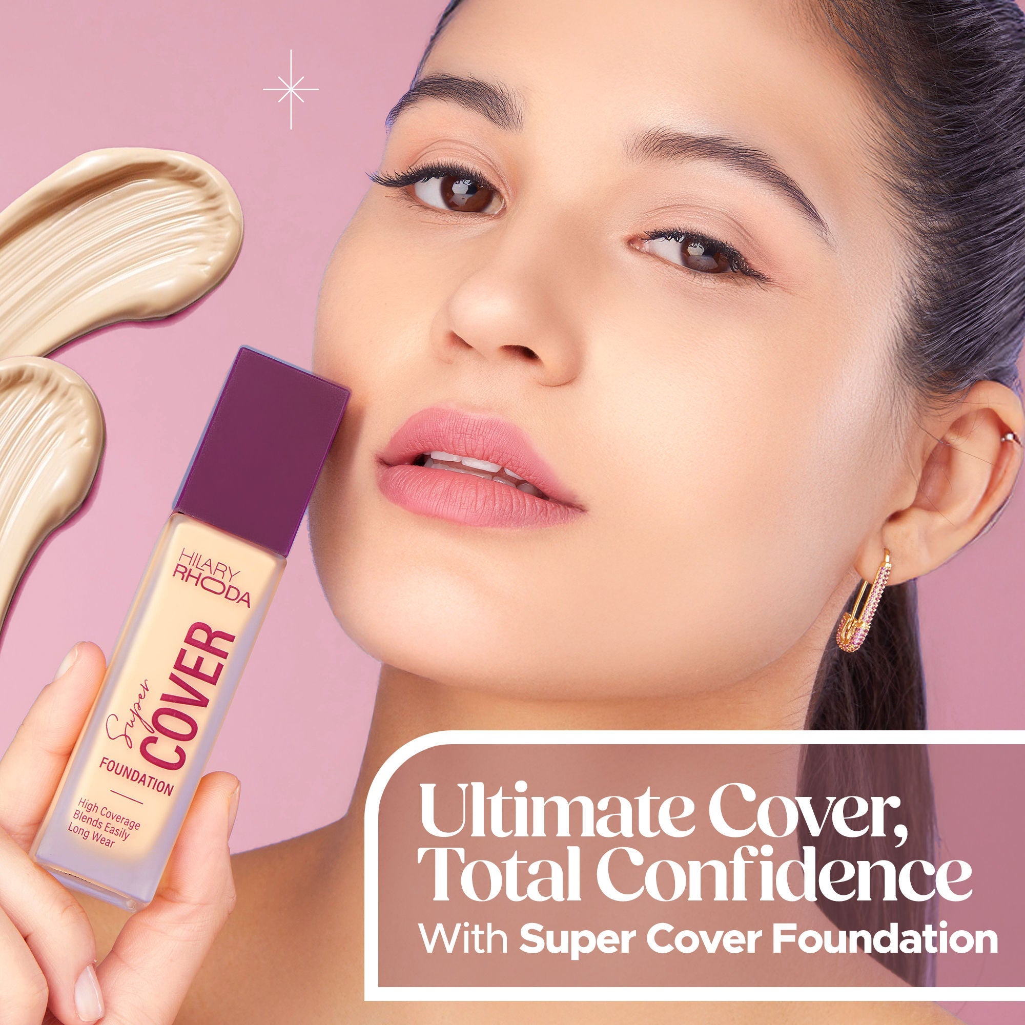 Hilary Rhoda Super Cover Waterproof Foundation - Caramel Beige 05