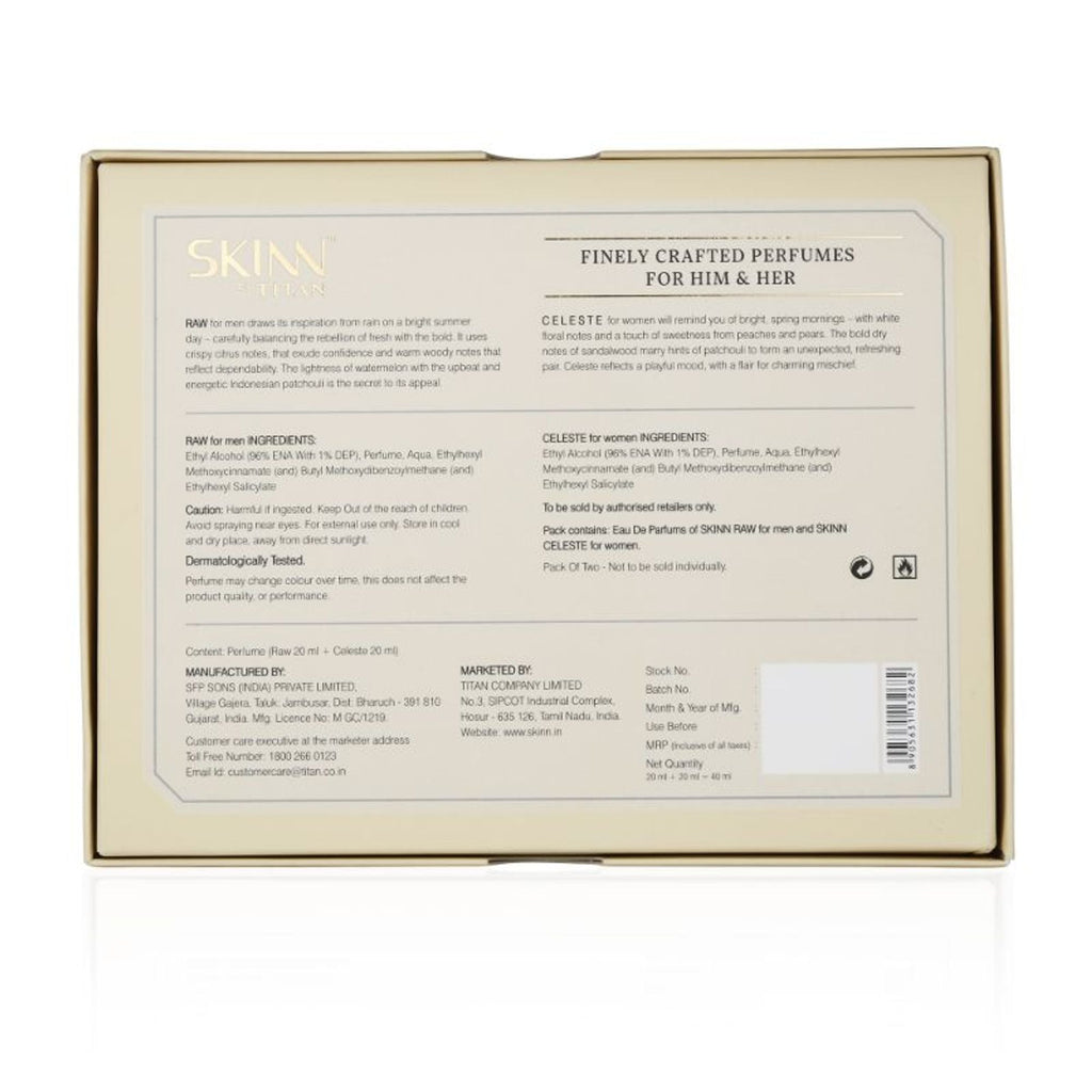 Skinn By Titan 20ml Combo Raw & Celeste