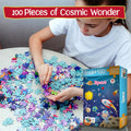 Advit Toys Educational Space Jigsaw Puzzle Game for Kids, Girls & Boys Fun and Learn | Educational Space Puzzle for Learning & Skill Development (100 Pieces + Book Inside)