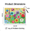 Advit Toys Educational Flowers Jigsaw Puzzle for Kids to Enhance Their Knowledge Flowers | Flower Learning Puzzle Gift for Kids (24 Pieces + Fun Fact Book)