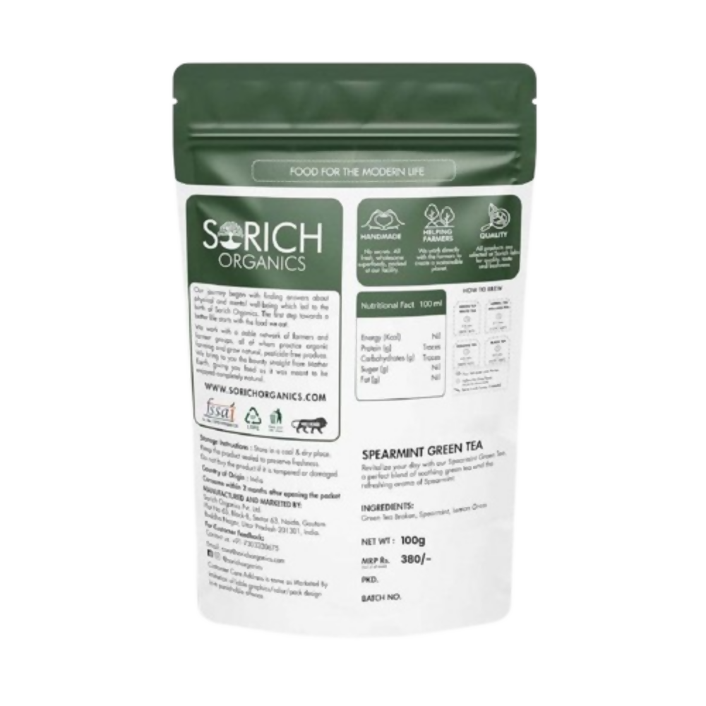Sorich Organics Spearmint Green Tea