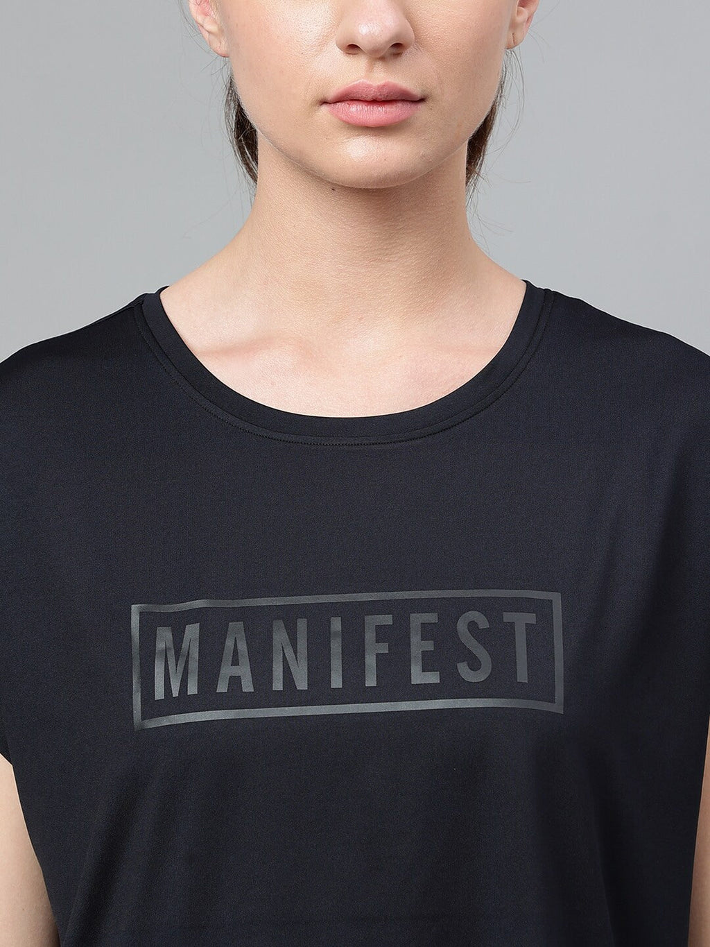 MKH Typography Printed Extended Sleeves Dri-FIT Relaxed Fit T-shirt