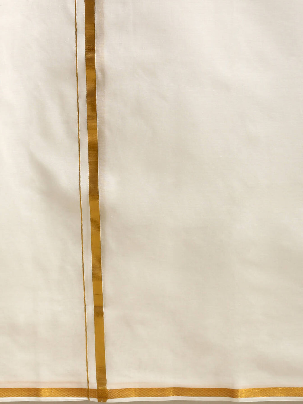 Ramraj Cotton Mens Premium Wedding Cream Dhoti with shirt Bit & Towel Set