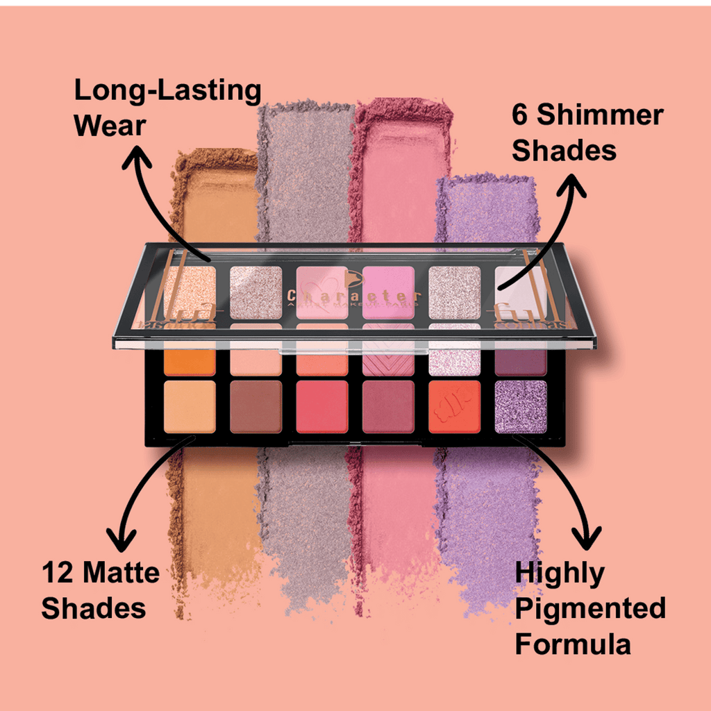 Character 18 Color Eyeshadow Palette - Rustic Radiance Cfc003