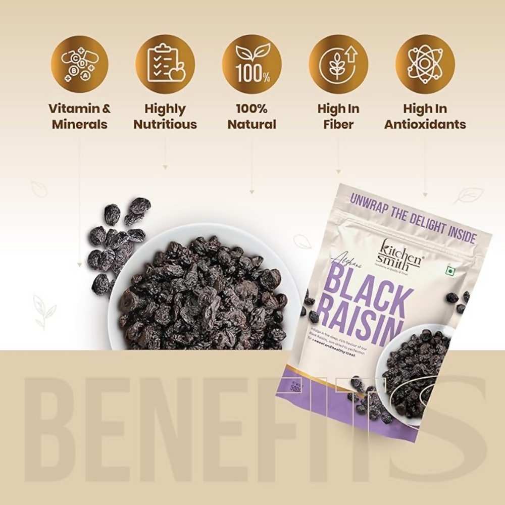 Kitchen Smith Afghani Seedless Black Raisin