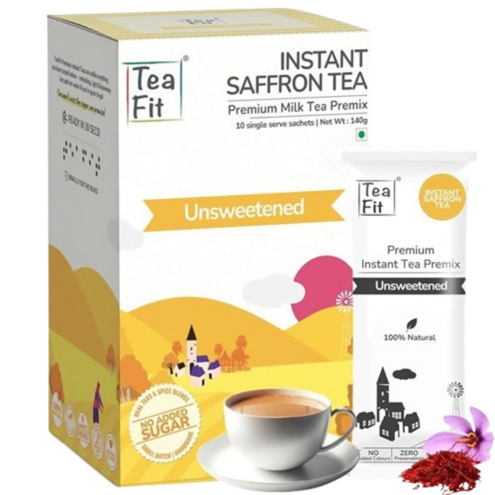 TeaFit Premium NO SUGAR Instant Saffron Tea Premix