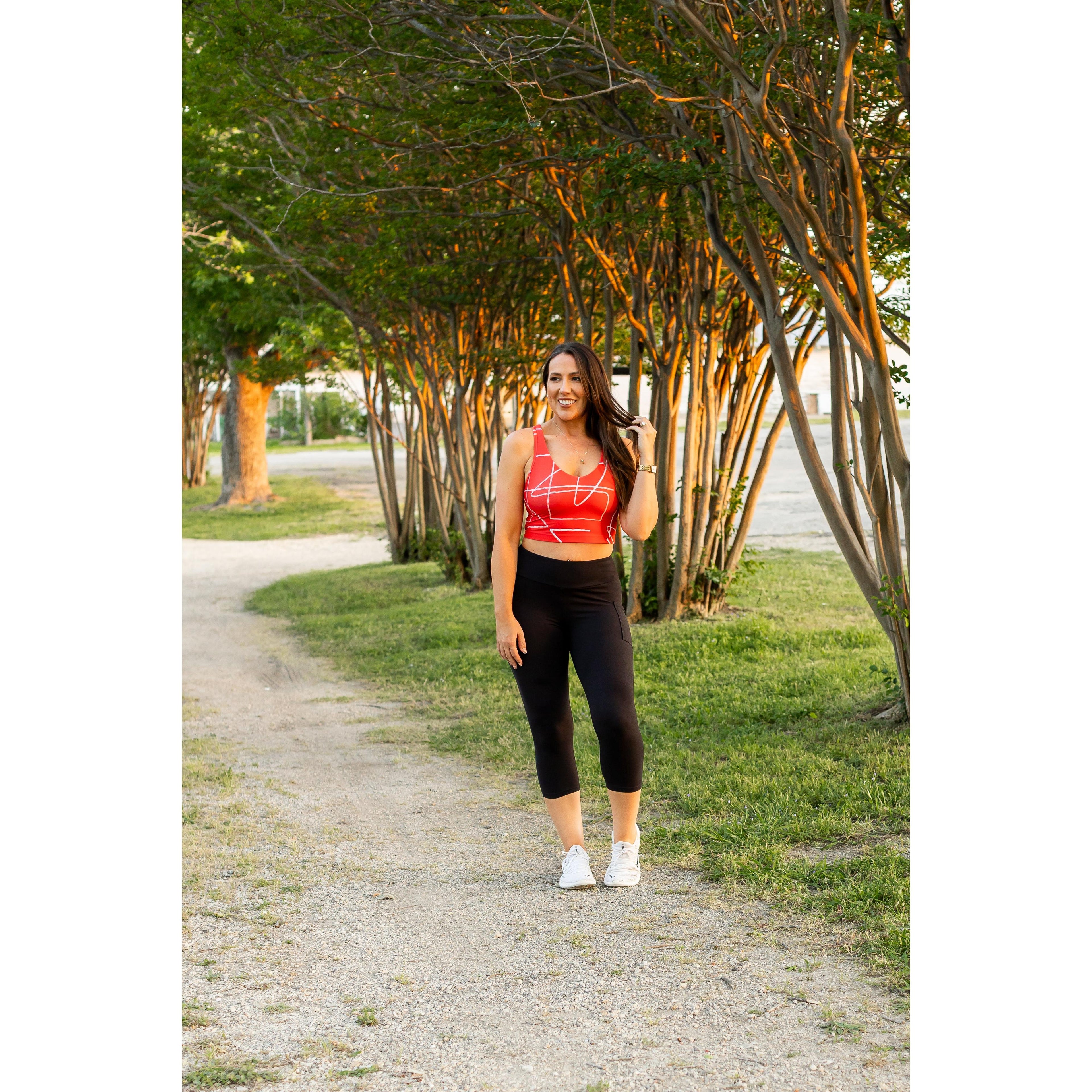 Ready to Ship | The Cassandra - Black CAPRI with POCKETS