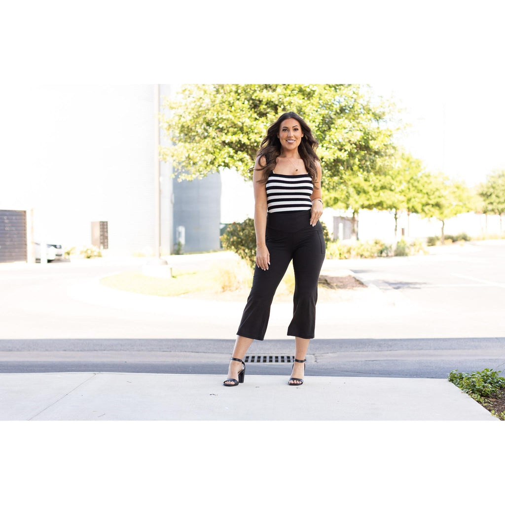 Ready to Ship |  The Faith - Tummy Control High Waisted Guacho Pants