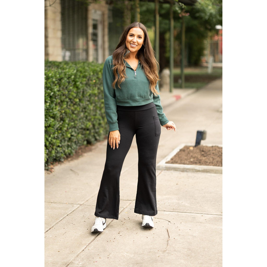 Ready to Ship | The Charlotte Fleece Bootcut