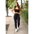 Ready to Ship | The Gianna - Leopard Panel Sculpting Leggings
