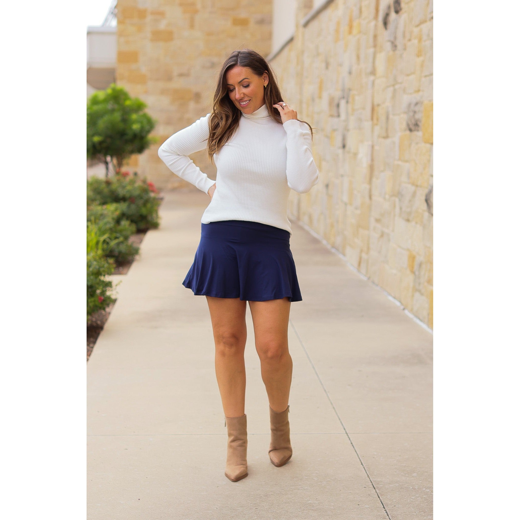 Ready to Ship | The Josie Navy Skort *