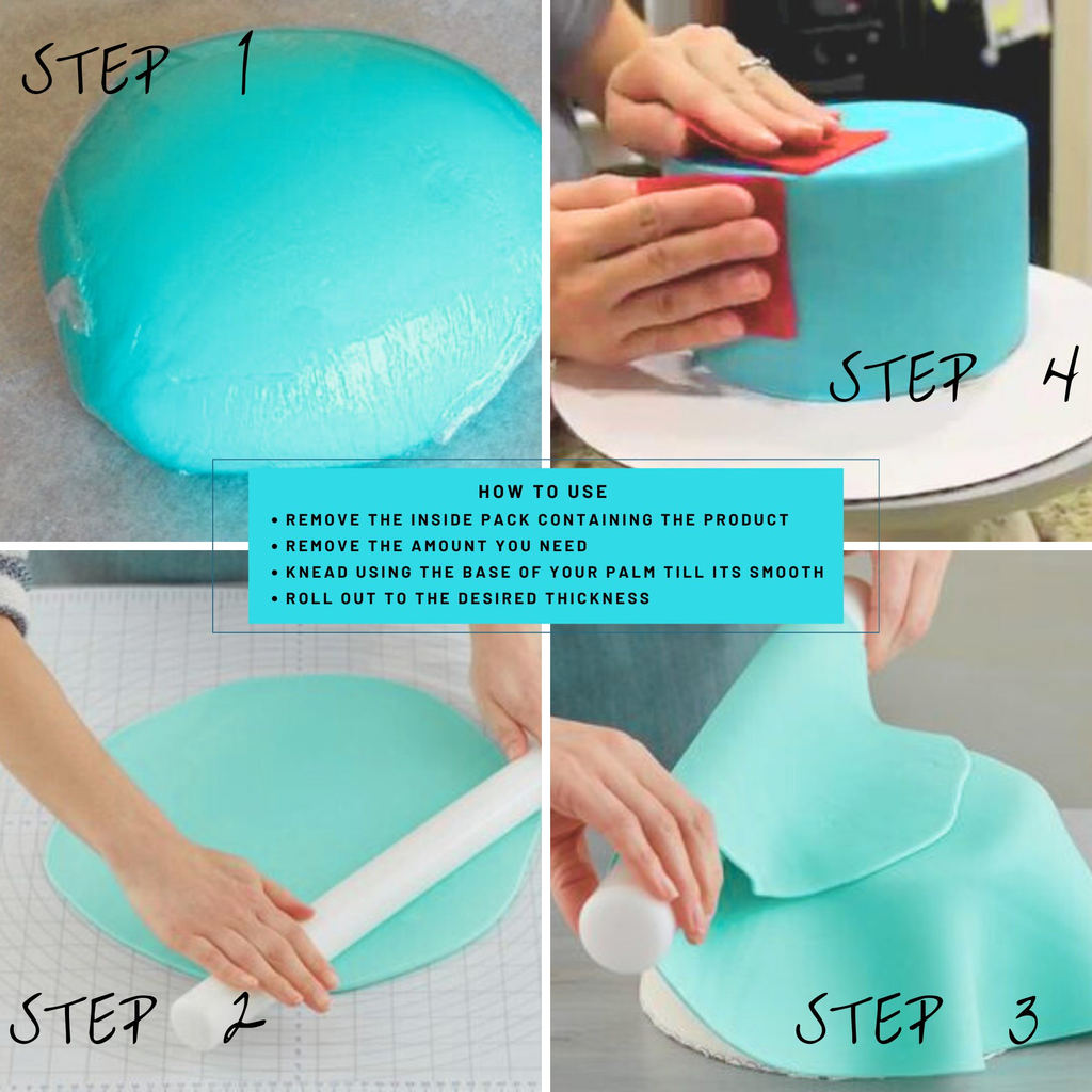 Confect Electric Blue Fondant | Edible Sugarpaste