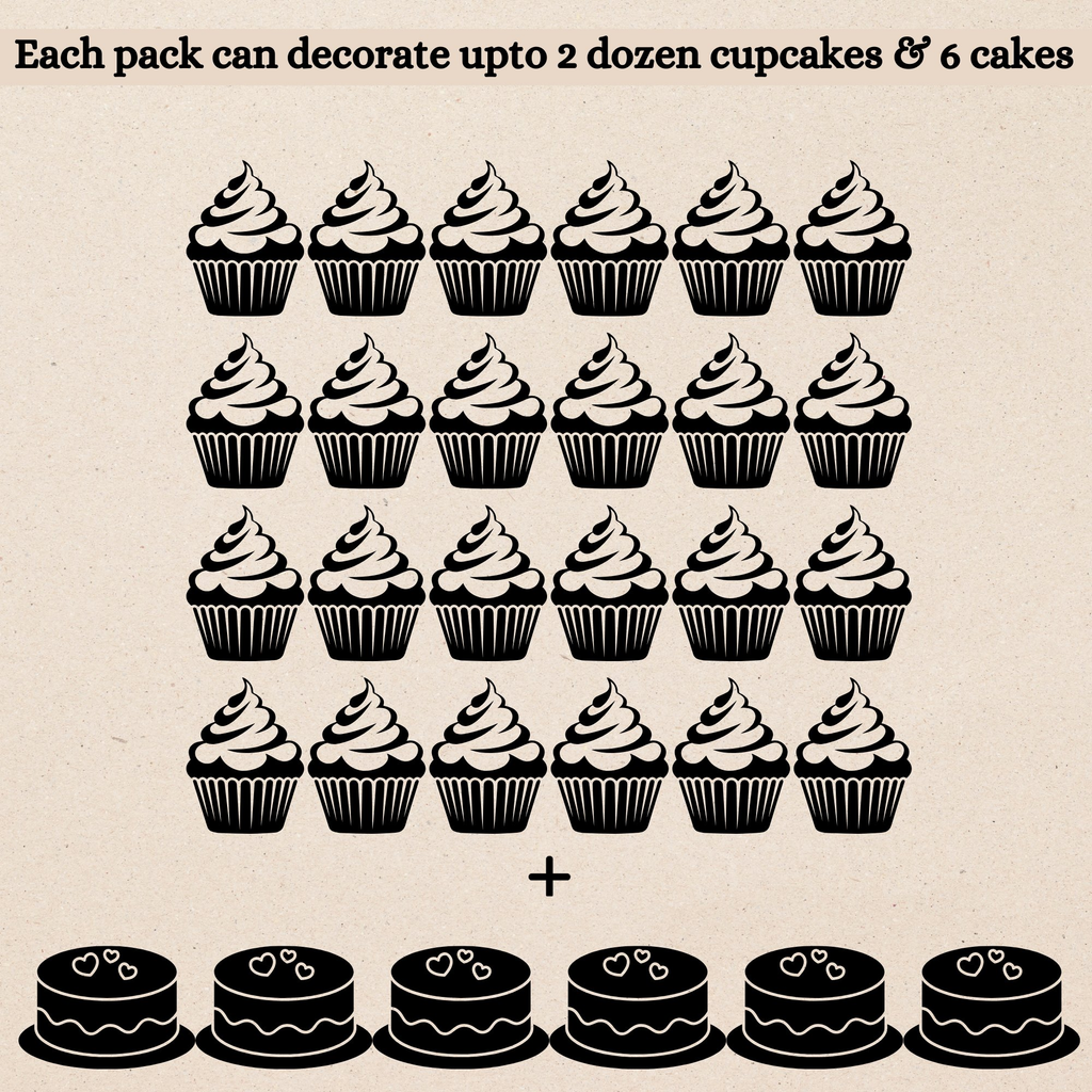 Confect Sprinkles for Cakes & Cupcakes Decoration | USP-21(Bronze)