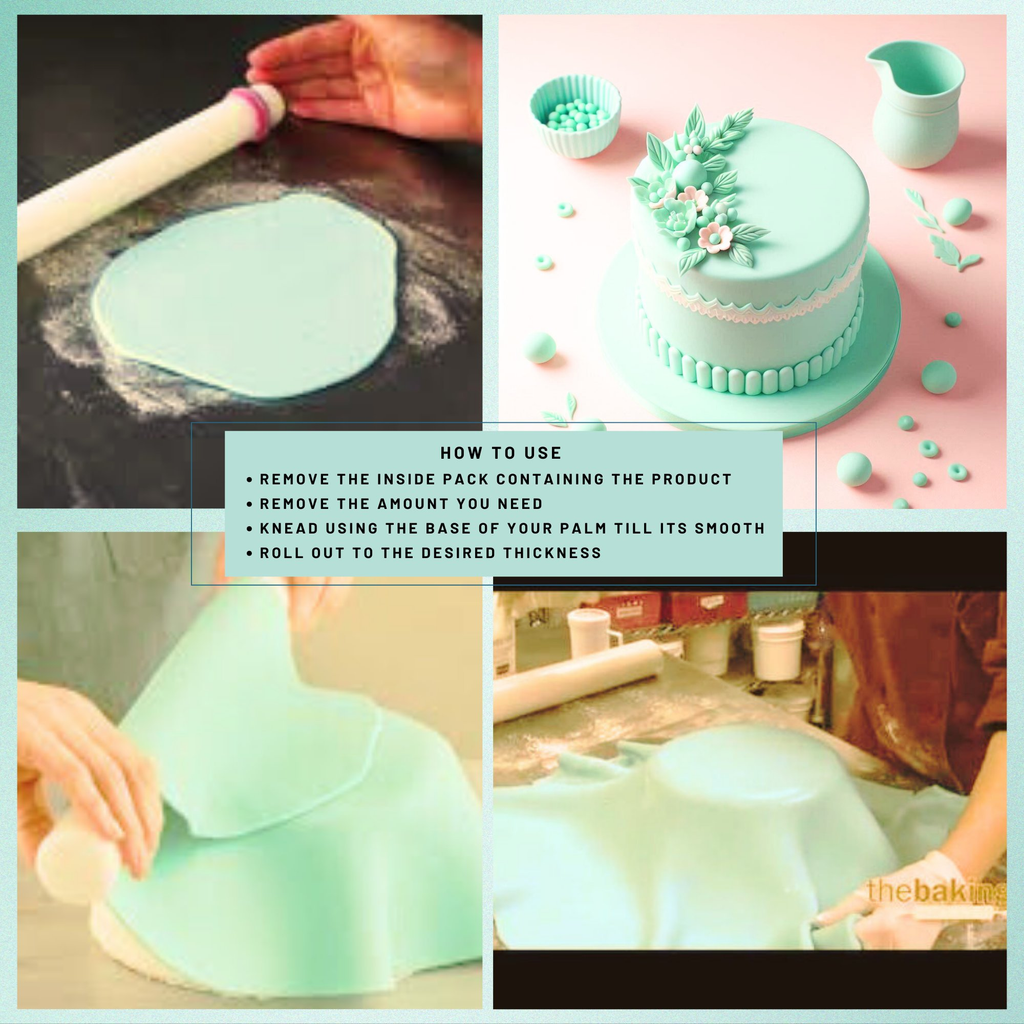 Confect Mint Green Fondant | Edible Sugarpaste