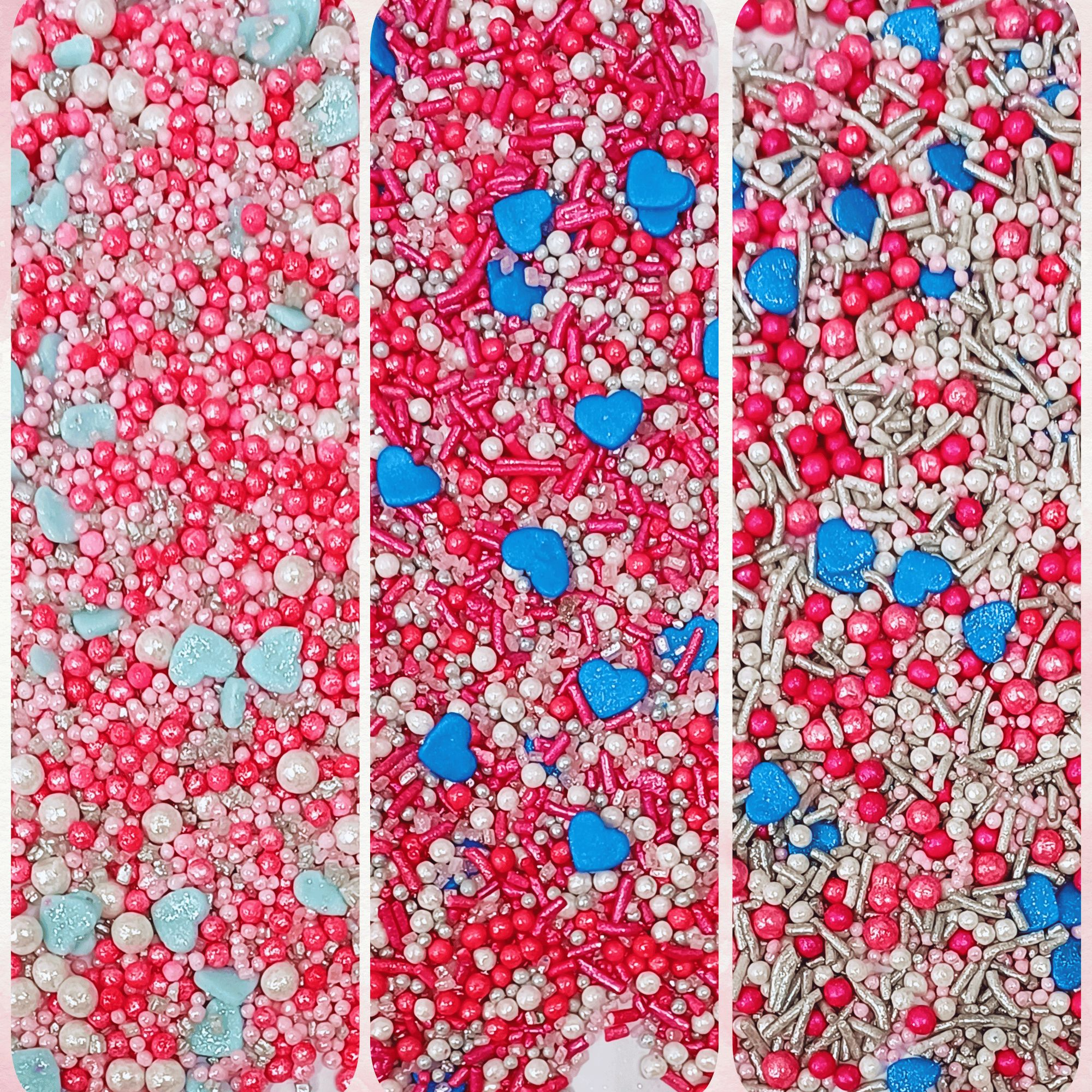 Confect Valentine Sprinkles | 16 Edible Decoration for Baking & Dessert