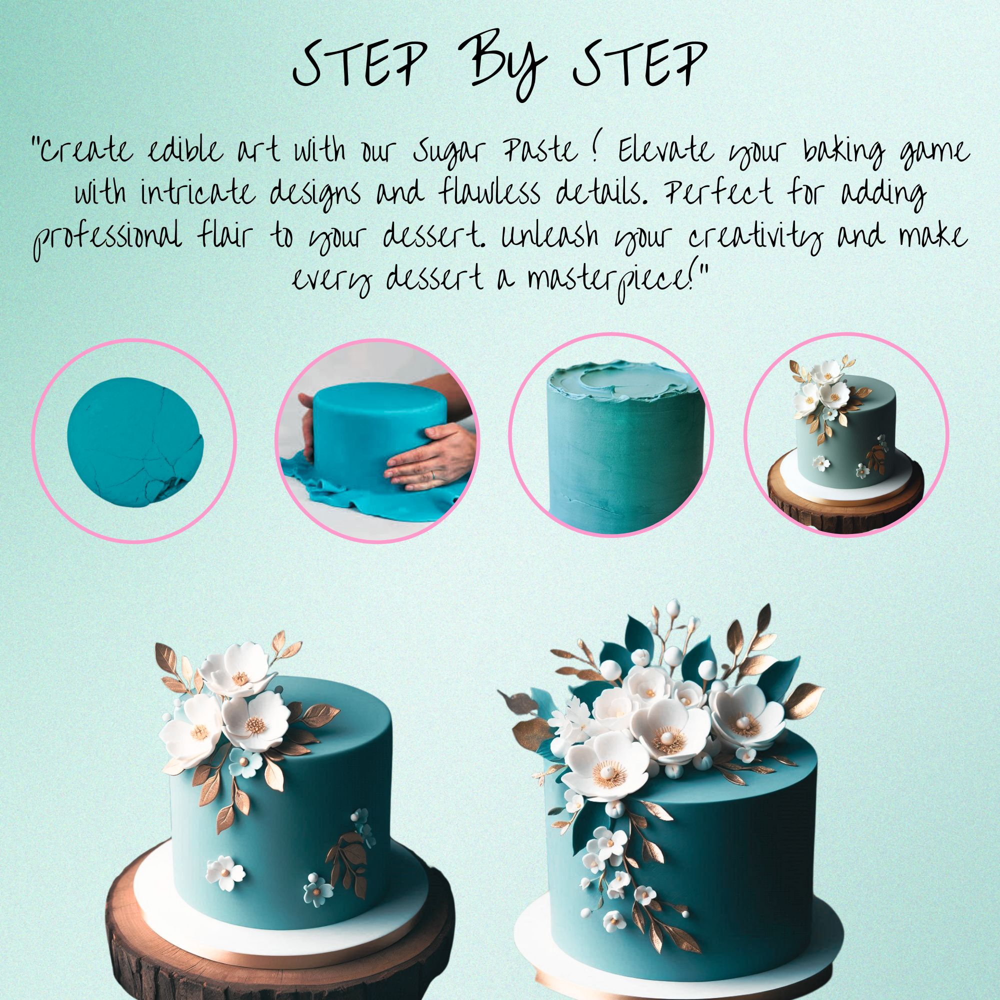 Confect Teal Fondant | Edible Sugarpaste