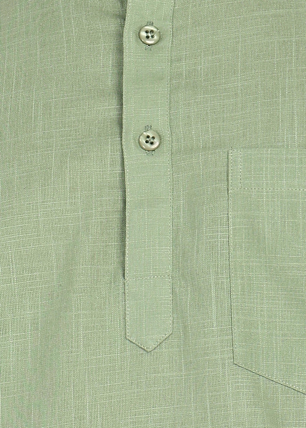 Fabmade Sage Linen Kurta Co-Ord Set