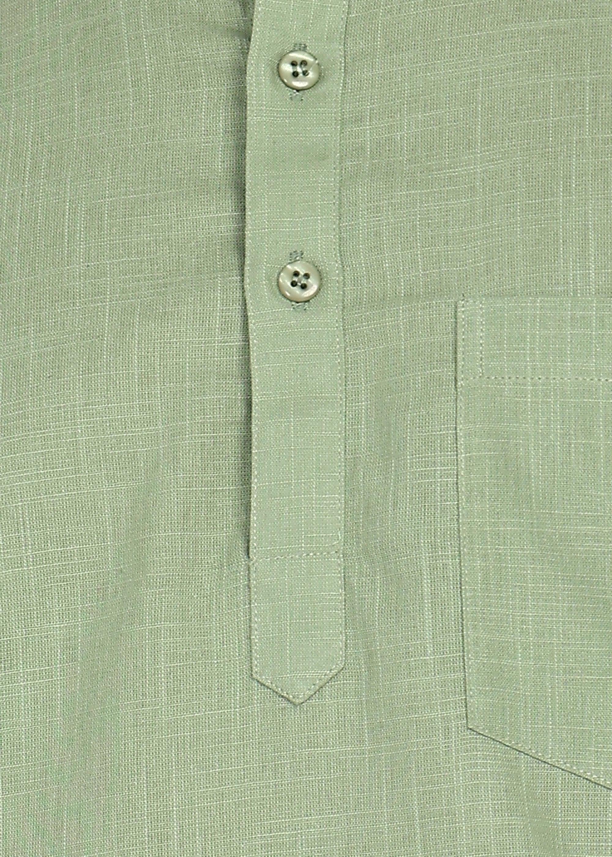 Fabmade Sage Linen Kurta Co-Ord Set