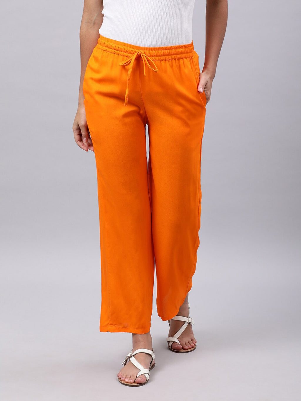 Souchii Orange Liva Palazzos
