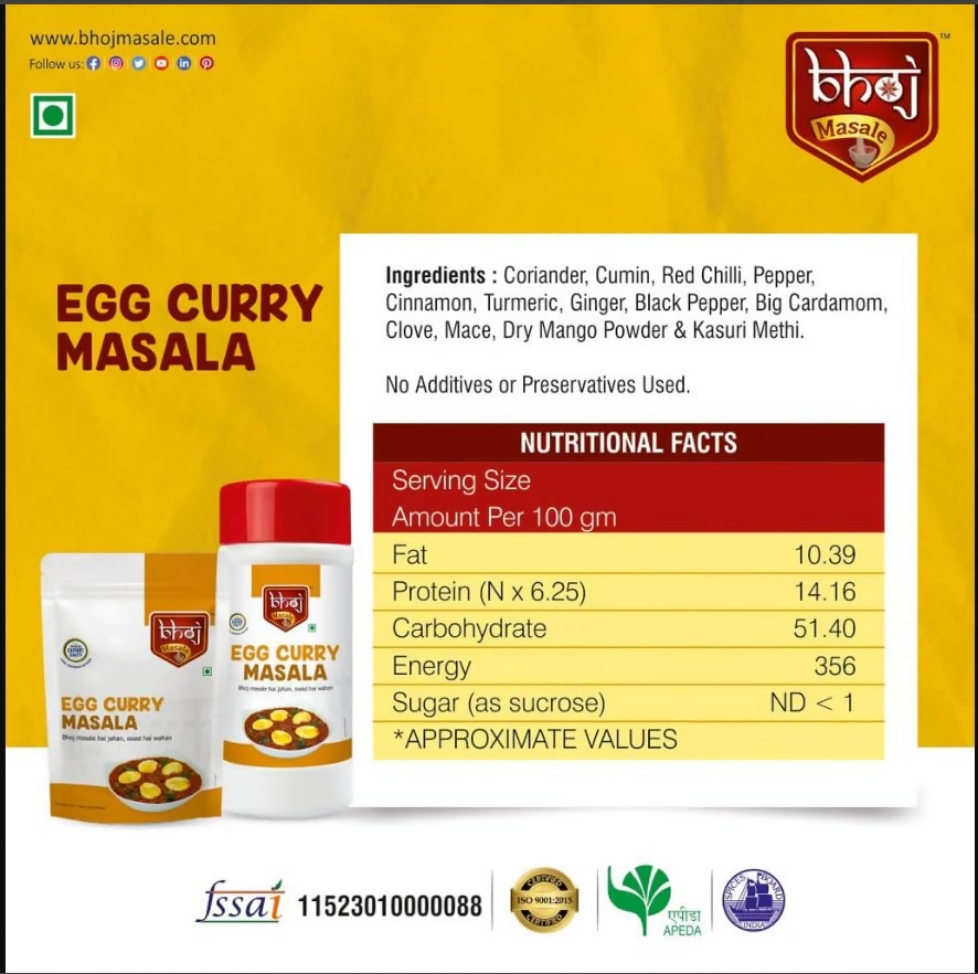 Bhoj Masale Egg Curry Masala Powder