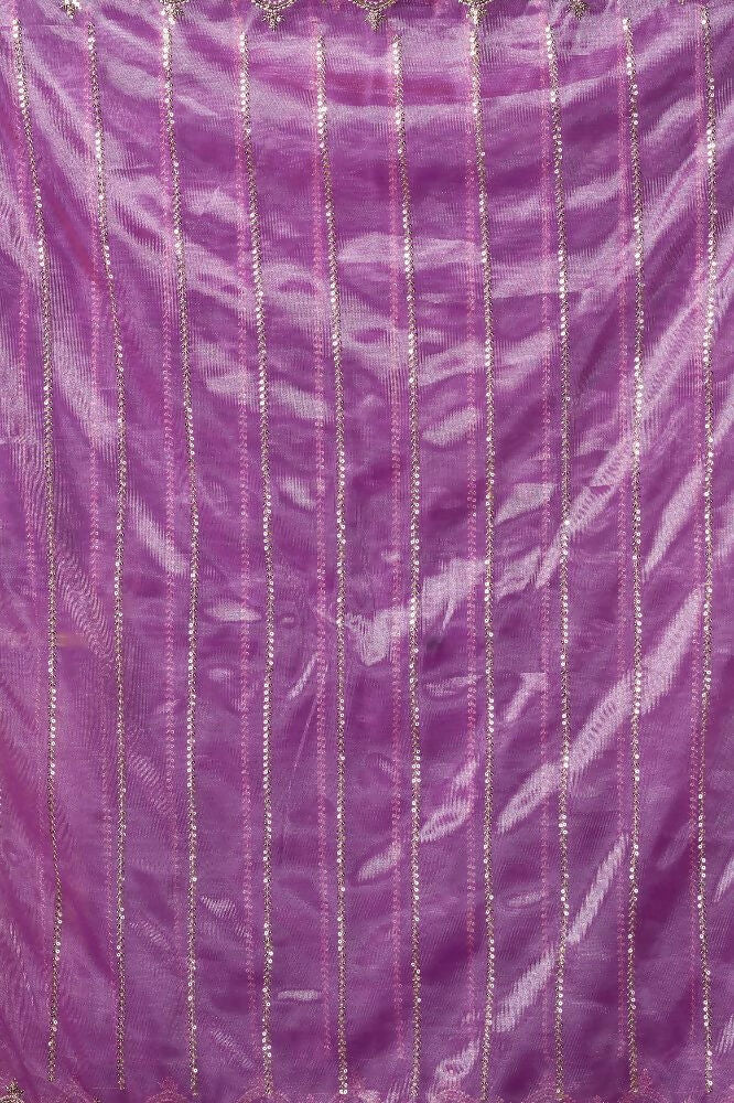 Joban Fashion Lavender Net Party Wear Sarees
