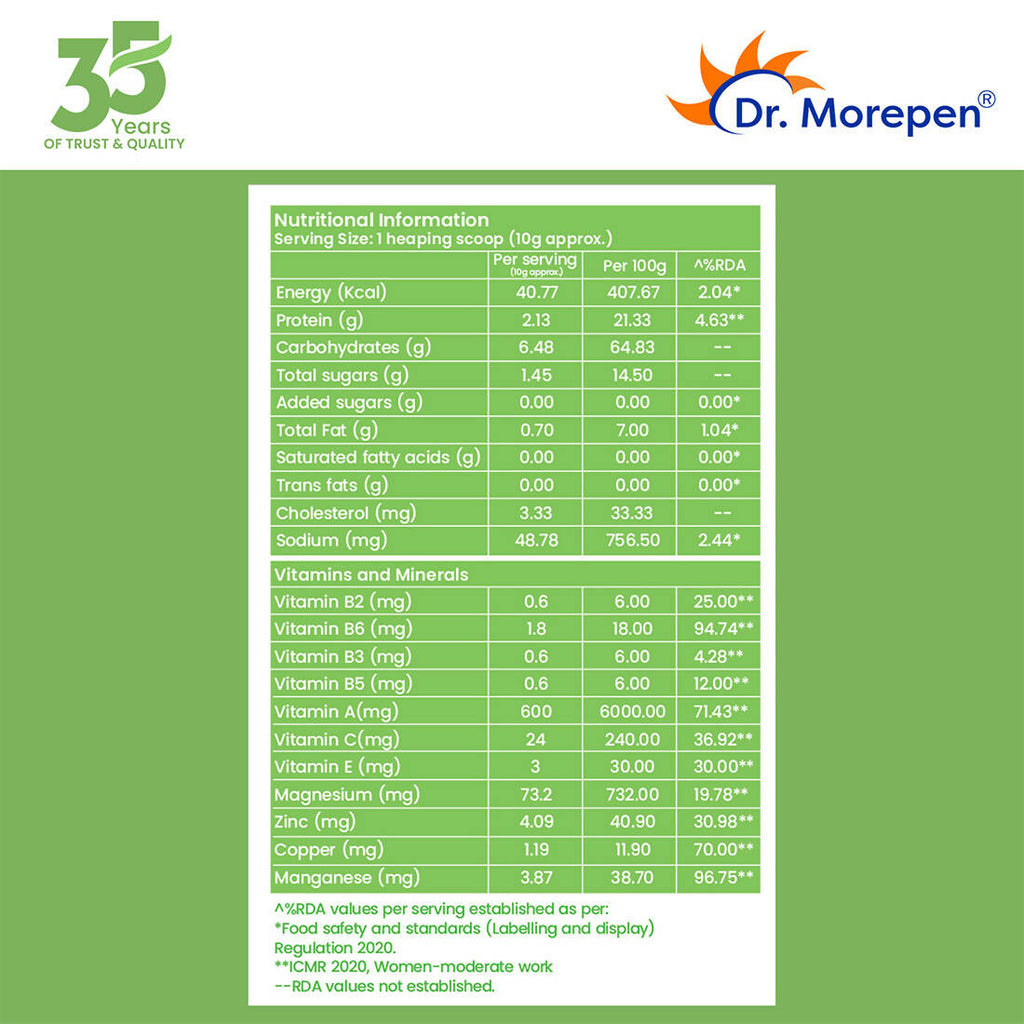 Dr. Morepen Natural Collagen Builder - Orange Berry Flavour