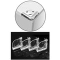 Safe-O-Kid Corner Guards/Cushions/Bumpers/Protector For Child Safety & Babyproofing, Smiley-Shaped, Transparent