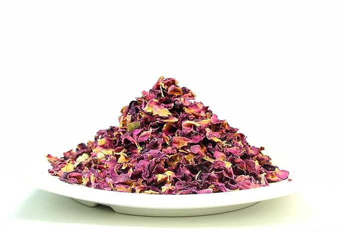 Greenhilltea premium bulk tea ,Rose Buds and Petals Tea Premium caffeine free herbal tea – 1 LB Bag