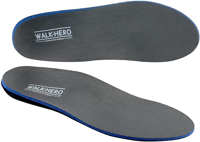 Plantar Fasciitis Feet Insoles Arch Supports Orthotics Inserts Relieve Flat Feet, High Arch (Mens 8-8 1/2 | Womens 10-10 1/2)