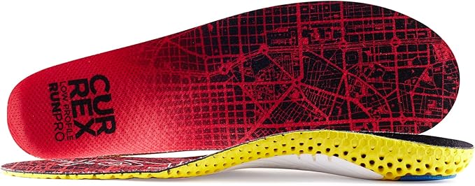CURREX RunPro Insoles for Running Shoes – Arch Support Inserts to Help Reduce Fatigue, Prevent Injuries & Boost Performance – for Men & Women – Low Arch, Medium