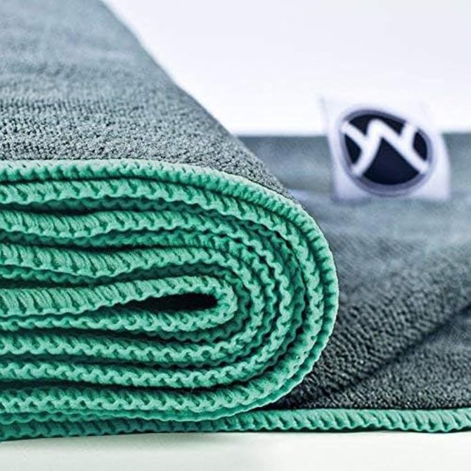 Youphoria Yoga Microfiber Non-Slip Towel - Hot Yoga Mat Towel for Enhanced Grip and Sweat Absorption