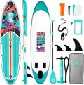 Niphean Inflatable Stand Up Paddle Board with SUP Accessories, Anti-Slip EVA Deck, 10’6’’ Inflatable Paddle Boards for Adults & Youth of All Skill Levels