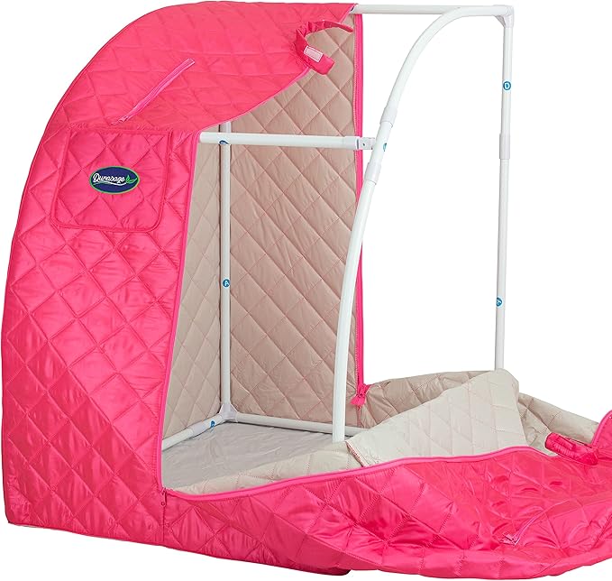 Durasage Portable Steam Sauna for Home Use – Foldable Full Body Personal Spa Tent with 800W Steam Generator, 60-Min Timer, Chair Included, Lightweight Design