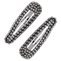 KitSch Snap Clips Hematite