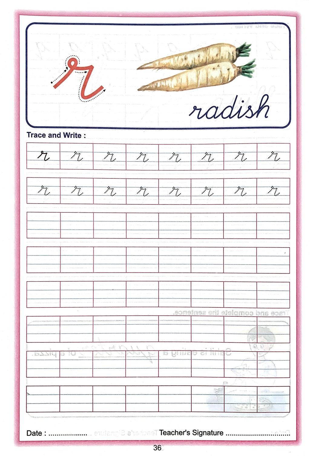 Scholars Hub Cursive Writing Book (Practice)- Alphabet Cursive Writing. (Capital) & Alphabet Cursive Writing. (Small) (Set Of 2 Books) ( Ages 3-6) | 112 Pages