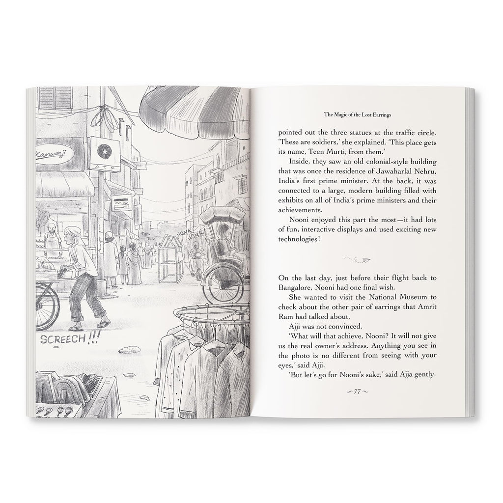 The Magic of the Lost Earrings: A New Nooni Adventure by Sudha Murty - A Story of History, Family Bonds and Hidden Treasures Ages 9+