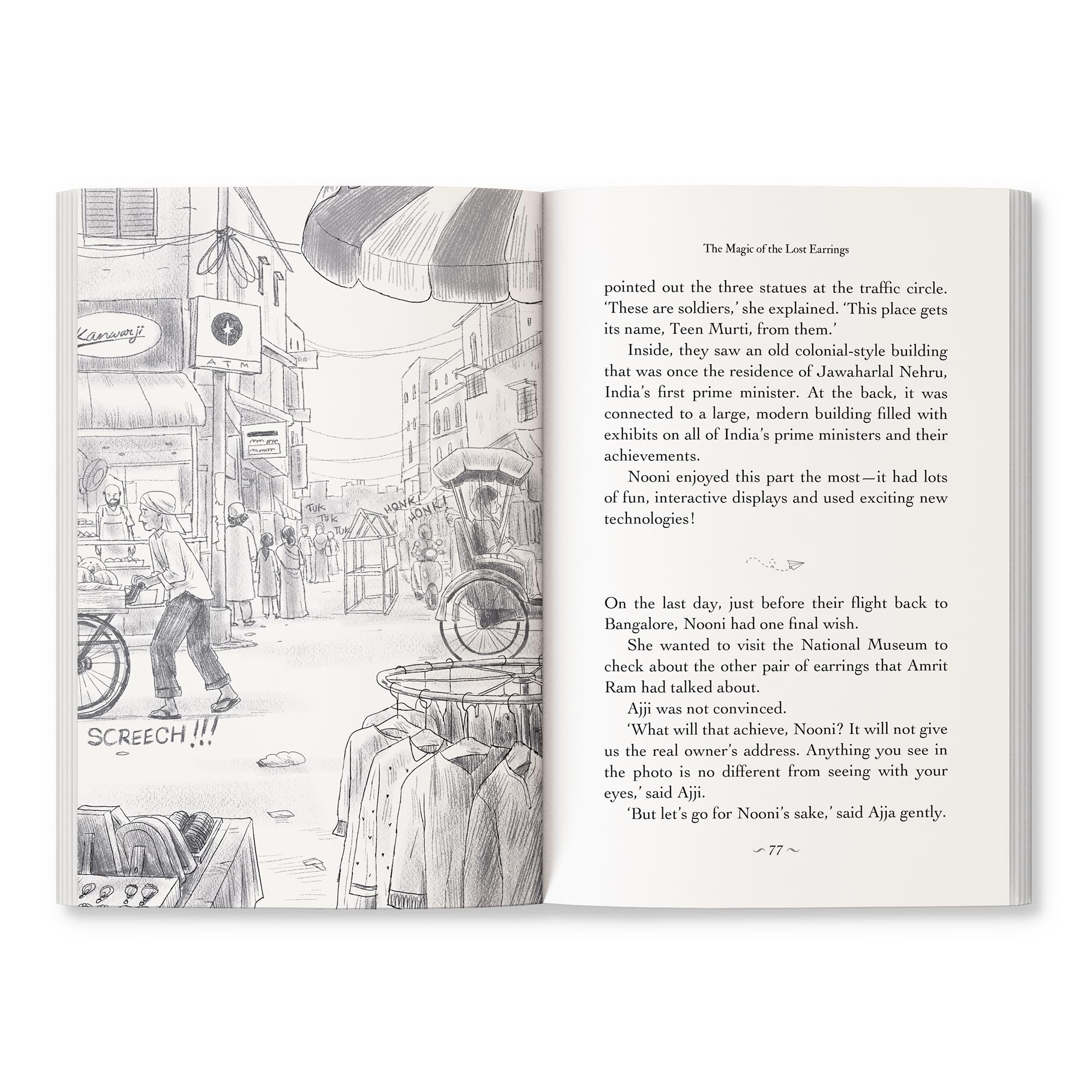 The Magic of the Lost Earrings: A New Nooni Adventure by Sudha Murty - A Story of History, Family Bonds and Hidden Treasures Ages 9+