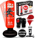 Durable Inflatable Kids Punching Bag for Karate and Boxing – Bounce-Back Martial Arts Bag for Boys and Girls, Great Birthday Gift to Relieve Energy and Build Skills for Boys Ages 4-12