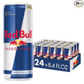 Red Bull Energy Drink with 80mg Caffeine plus Taurine & B Vitamins, 8.4 Fl Oz, Pack of 24 Cans