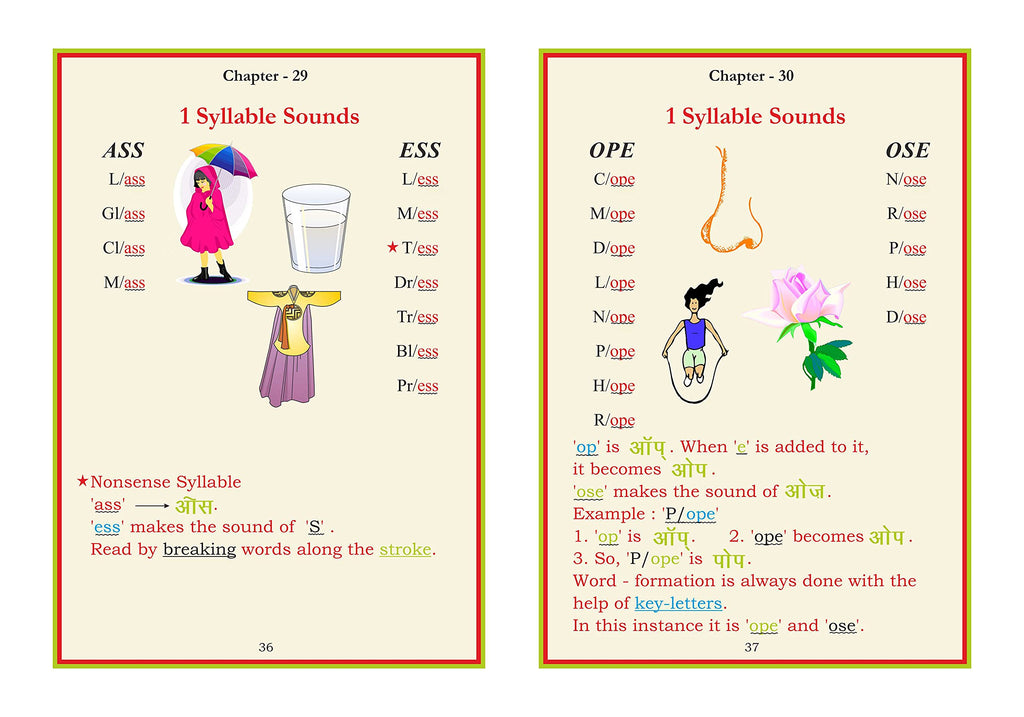 Scholars Hub Phonics Learning Book Combo-First Phonetic Reader For Tiny Tots & Scholars Hub English Reader (Set Of 2 Books) | Word Formatting| Sight Words | Sound To Words | Vowels | 3,4,5 Letter Words | Phonics Book For Ages 3-7 Years Old