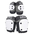 187 Killer Pads Knee Pads, Elbow Pads Combo Pack, Grey, Small/Medium