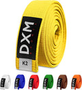 DXM SPORTS BJJ Jiu Jitsu Belt - Taekwondo Karate Belt - Martial Arts Uniform Ranking Judo Belt Double Stitched for Kids Adult