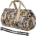 WILD HEART Waterproof Motorcycle Duffel Bag PVC500D Double-bottom With Rope Straps and Inner Pocket 40L 66L 100L for Kayaking, Camping, Boating,Motorcycle